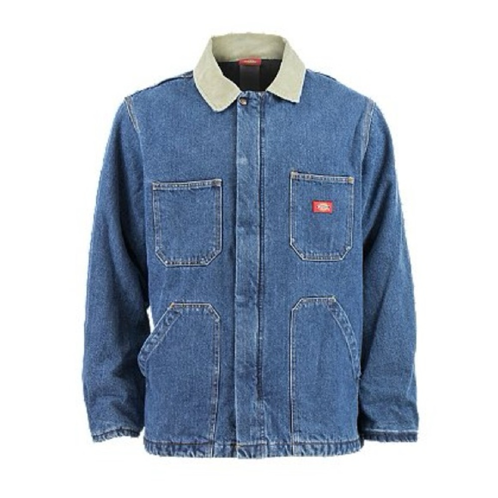 Dickies Denim Work/Chore Jacket with Cordaroy Collar